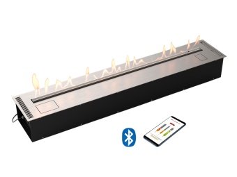 Автоматический биокамин Lux Fire Smart Flame 1500 RC Inox — фото 1