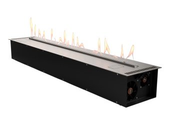 Изображение товара Автоматический биокамин Lux Fire Smart Flame 1500 RC Inox для дома и офиса