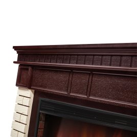 Каминокомплект Firelight Bricks 25 с очагом Electrolux EFP/P-2720RLS камень бежевый/шпон темный дуб