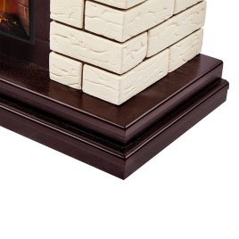 Каминокомплект Firelight Bricks 25 с очагом Electrolux EFP/P-2720RLS камень бежевый/шпон темный дуб