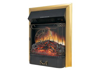 Каминокомплект Royal Flame Palermo SFT (Разборный) c очагом Majestic FX M Brass слоновая кость
