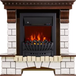 Каминокомплект Royal Flame Pierre Luxe с очагом Aspen Black