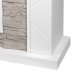 Каминокомплект Firelight Miami 25 с очагом Electrolux EFP/P-2520LS N белый/серый