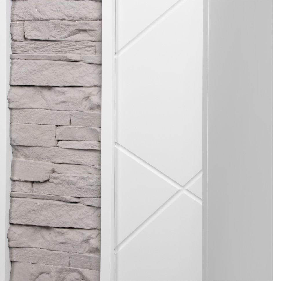 Каминокомплект Firelight Miami 25 с очагом Electrolux EFP/P-2520LS N белый/серый — фото 5