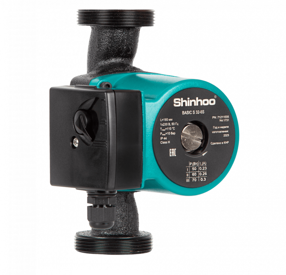 Циркуляционный насос Shinhoo Basic S 32-6S — фото 8