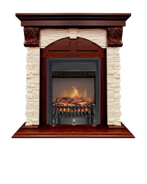 Каминокомплект Royal Flame Dublin с очагом Fobos FX M Black орех каньон