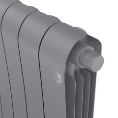 Биметаллический радиатор отопления Royal Thermo Infinity 500 VR80 12 секций Silver Satin