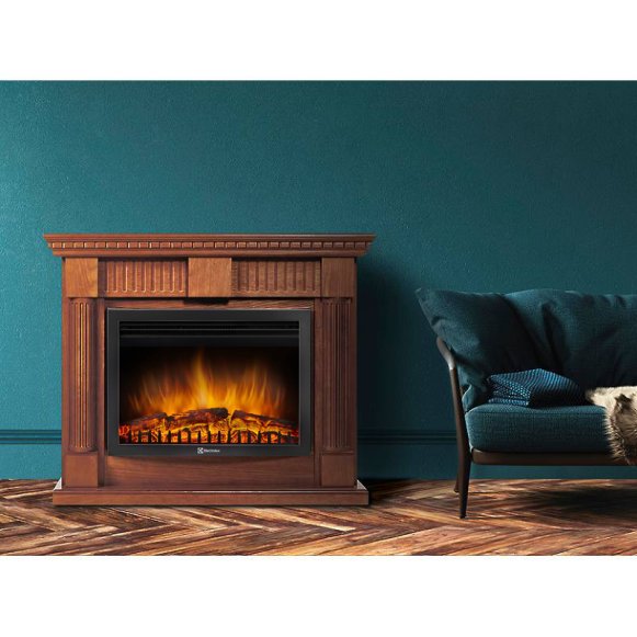 Каминокомплект Firelight Colonna 25 с очагом Electrolux EFP/P-2520LS шпон дуб