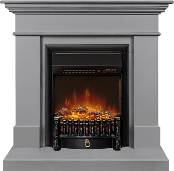 Каминокомплект Royal Flame California STD CRM (Разборный) с очагом Fobos FX M Black RC санд грей