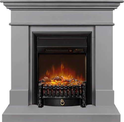 Каминокомплект Royal Flame California STD CRM (Разборный) с очагом Fobos FX M Black RC санд грей — фото 1