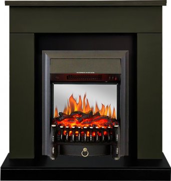 Каминокомплект Royal Flame Bergen c очагом Fobos FX Black темная олива