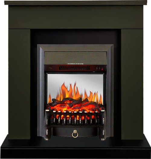 Каминокомплект Royal Flame Bergen c очагом Fobos FX Black темная олива — фото 1