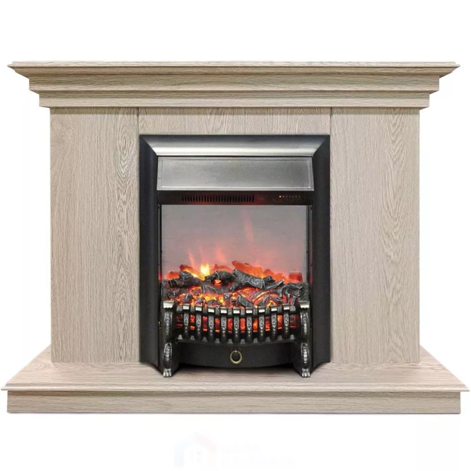 Каминокомплект Хорошие Камины Марс с очагом RealFlame Fobos Lux BL S сосна — фото 1