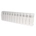 Радиатор алюминиевый Global VOX-R 200 12 секций боковое подключение белый RAL 9010