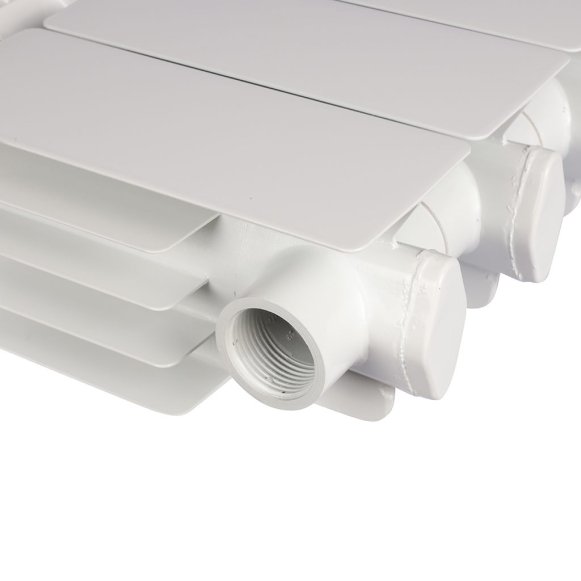 Радиатор алюминиевый Global VOX-R 200 12 секций боковое подключение белый RAL 9010