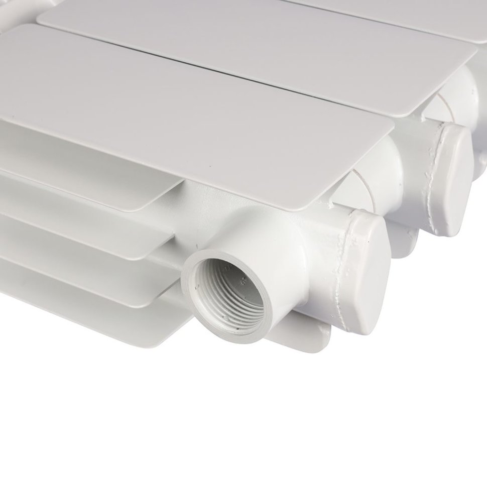 Радиатор алюминиевый Global VOX-R 200 12 секций боковое подключение белый RAL 9010