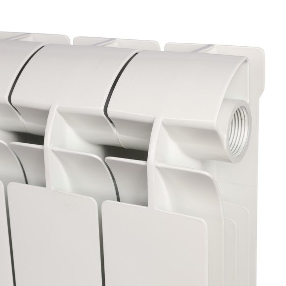 Радиатор алюминиевый Global VOX-R 200 12 секций боковое подключение белый RAL 9010
