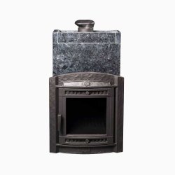 Печь банная PROMetall Атмосфера XL в облицовке Пироксенит+Корзина