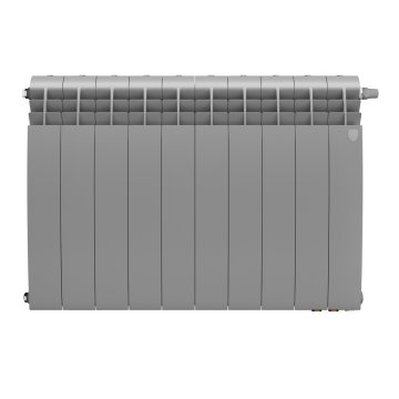 Биметаллический радиатор отопления Royal Thermo BiLiner 500 Silver Satin VR80 10 секций