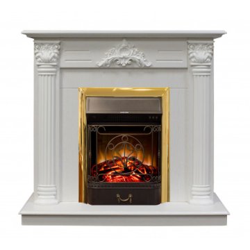 Каминокомплект RealFlame Stefania с очагом Majestic Lux S Brass