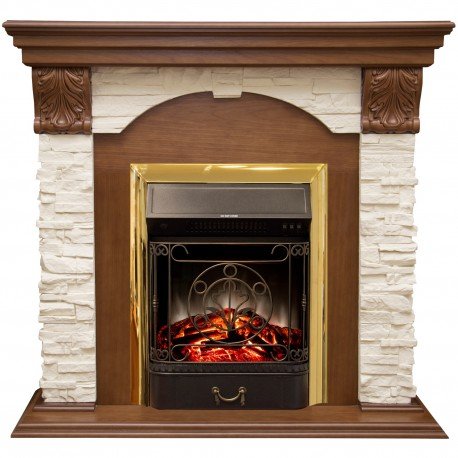 Изображение товара Электрокамин RealFlame Dublin LUX с очагом Majestic