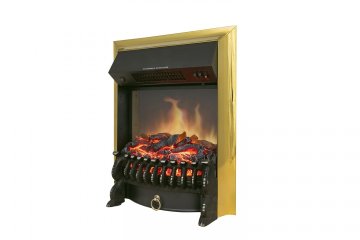 Каминокомплект Royal Flame Dublin с очагом Fobos FX M Brass орех каньон