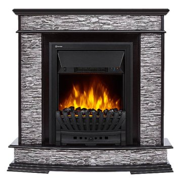 Каминокомплект Firelight Scala Classic с очагом Electrolux EFP/P-1020LS сланец скалистый серый/шпон венге