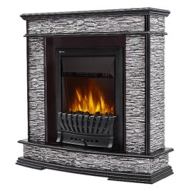 Каминокомплект Firelight Scala Classic с очагом Electrolux EFP/P-1020LS сланец скалистый серый/шпон венге