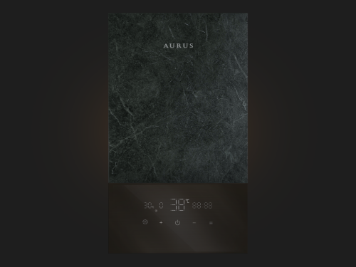 Проточный водонагреватель AURUS AWH I 8.8 IN Graphite Marble — фото 1