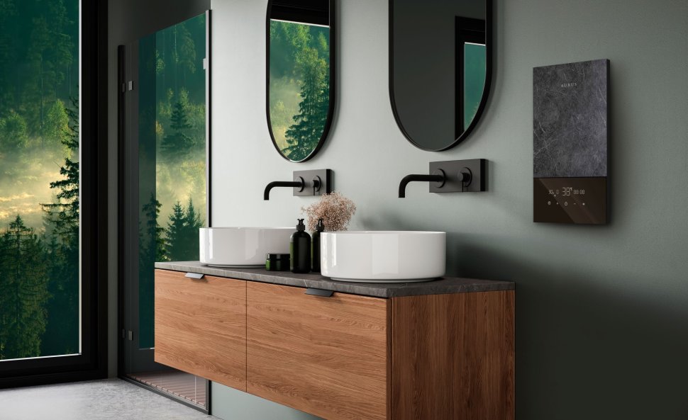 Проточный водонагреватель AURUS AWH I 8.8 IN Graphite Marble