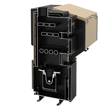 Напольный твердотопливный котел Koloss Auto DUO PLUS 55