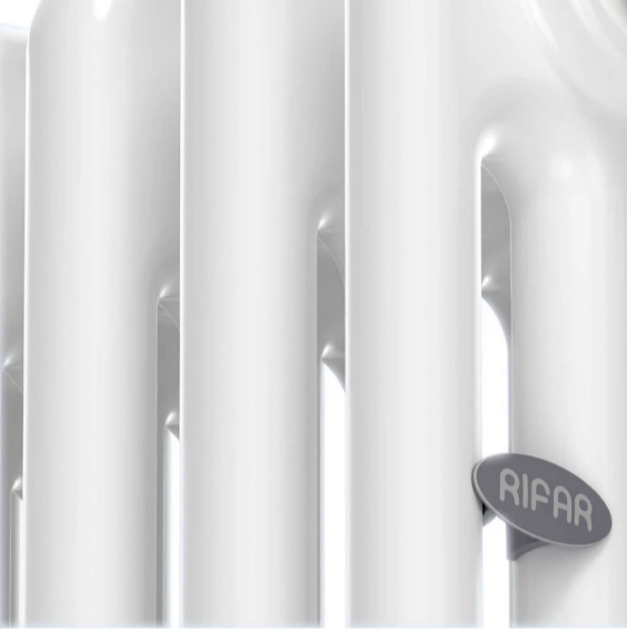 Стальной трубчатый радиатор Rifar Tubog 2180/10 боковое подключение белый RAL 9016