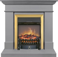 Каминокомплект Royal Flame California STD CRM (Разборный) с очагом Fobos FX M Brass санд грей