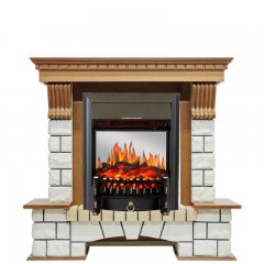 Каминокомплект Royal Flame Pierre Luxe с очагом Fobos FX M Black