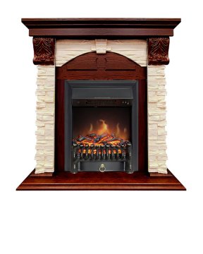 Каминокомплект Royal Flame Dublin с очагом Fobos FX Black орех каньон