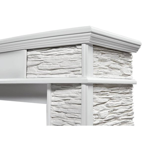 Портал Firelight Scala Classic сланец скалистый белый/шпон белый дуб