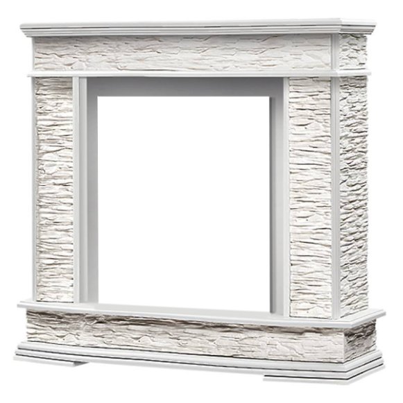 Портал Firelight Scala Classic сланец скалистый белый/шпон белый дуб