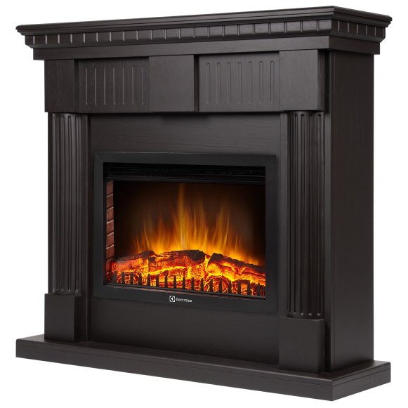 Каминокомплект Firelight Colonna 25 с очагом Electrolux EFP/P-2520LS шпон венге