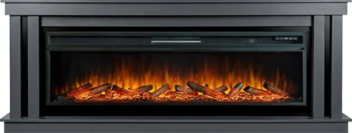 Каминокомплект Royal Flame Cosmo 60 (Разборный) с очагом Vision 60 LOG LED серый графит с черным — фото 1