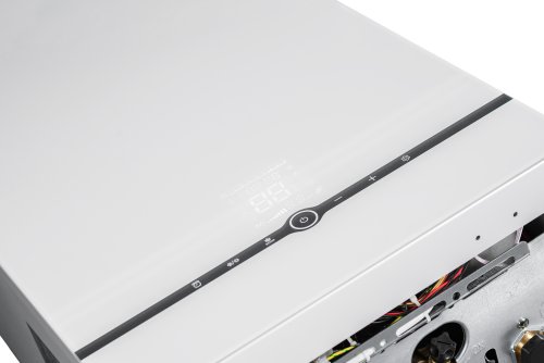 Настенный газовый котел Mizudo M24T PRO OPT WIFI турбо стекло белая панель — фото 2