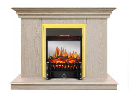 Каминокомплект Хорошие Камины Марс с очагом Royal Flame Fobos FX M Brass сосна — фото 1