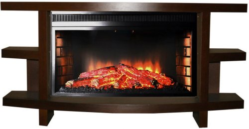 Каминокомплект Interflame Лонг с очагом Panoramic 33W LED FX средний дуб — фото 1