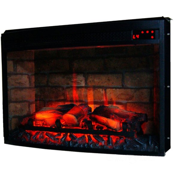 Изображение товара Электрокаминокомплект Interflame Экстер Альпина темный дуб с эффектом 3D LED FX