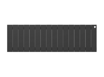 Биметаллический радиатор отопления Royal Thermo PianoForte 300 16 секций Noir Sable