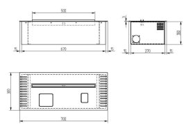 Биокамин автоматический Zefire Automatic 700