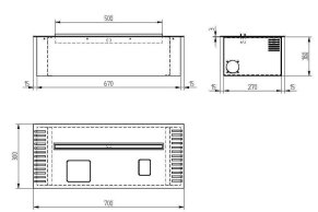 Биокамин автоматический Zefire Automatic 700