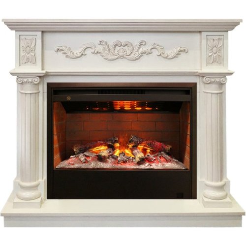 Каминокомплект RealFlame Silvia 26 WT с очагом 3D Helios 26 Каминокомплект RealFlame Silvia 26 WT с очагом 3D Helios 26