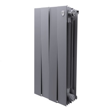 Биметаллический радиатор отопления Royal Thermo PianoForte 500 серебристый 4 секции