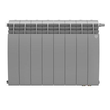 Биметаллический радиатор отопления Royal Thermo BiLiner 500 Silver Satin VR80 8 секций