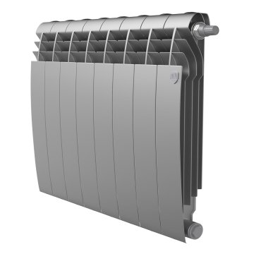 Биметаллический радиатор отопления Royal Thermo BiLiner 500 Silver Satin VR80 8 секций